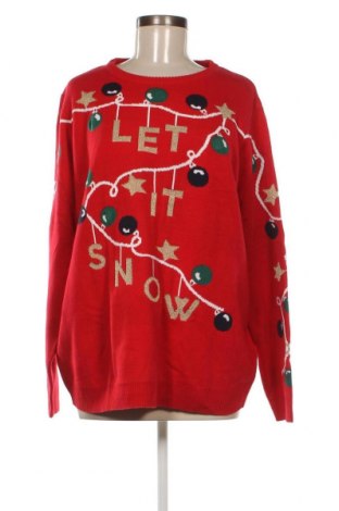 Дамски пуловер Esmara, Размер XL, Цвят Червен, Цена 29,00 лв.