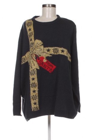 Дамски пуловер Esmara, Размер 3XL, Цвят Син, Цена 12,76 лв.