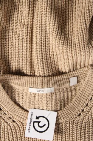 Дамски пуловер Esprit, Размер L, Цвят Бежов, Цена 15,75 лв.