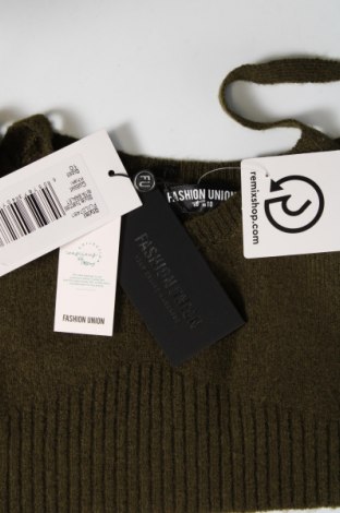 Dámský svetr Fashion Union, Velikost M, Barva Zelená, Cena  126,00 Kč