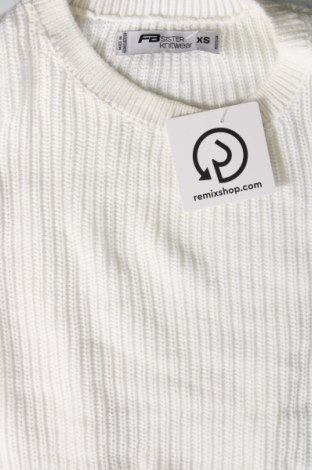 Дамски пуловер Fb Sister, Размер XS, Цвят Бял, Цена 4,35 лв.