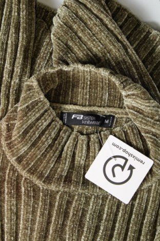 Дамски пуловер Fb Sister, Размер M, Цвят Зелен, Цена 4,35 лв.