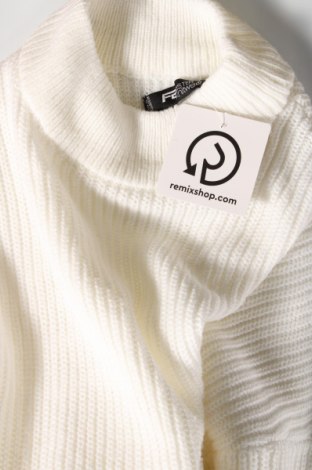 Γυναικείο πουλόβερ Fb Sister, Μέγεθος M, Χρώμα Λευκό, Τιμή 7,57 €