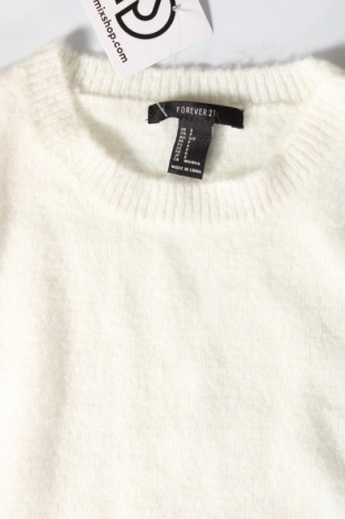 Дамски пуловер Forever 21, Размер S, Цвят Бял, Цена 13,80 лв.