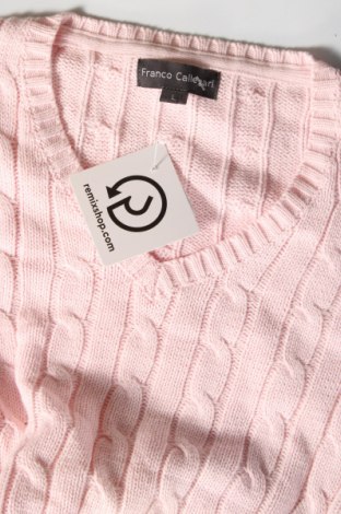 Дамски пуловер Franco Callegari, Размер L, Цвят Розов, Цена 29,00 лв.