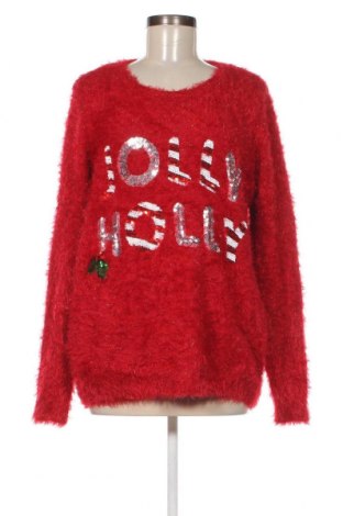 Дамски пуловер George, Размер L, Цвят Червен, Цена 13,05 лв.