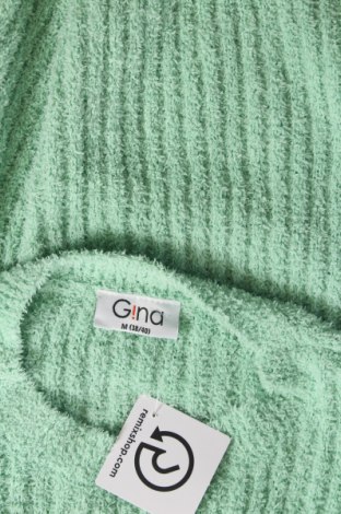 Дамски пуловер Gina, Размер M, Цвят Зелен, Цена 4,93 лв.