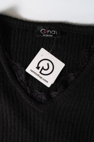 Дамски пуловер Gina, Размер M, Цвят Черен, Цена 10,44 лв.