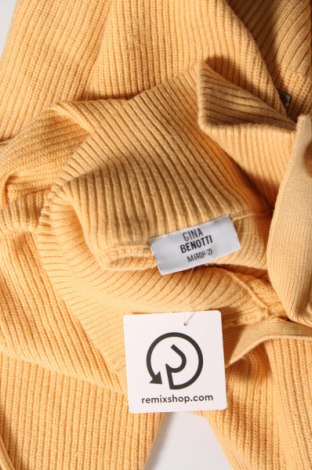 Дамски пуловер Gina Benotti, Размер M, Цвят Жълт, Цена 11,31 лв.