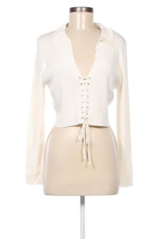 Γυναικείο πουλόβερ Glamorous, Μέγεθος XL, Χρώμα Λευκό, Τιμή 20,18 €