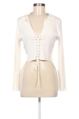 Γυναικείο πουλόβερ Glamorous, Μέγεθος L, Χρώμα Λευκό, Τιμή 20,18 €