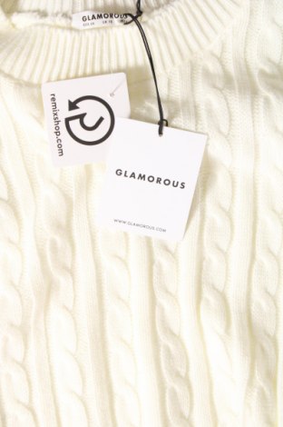 Damski sweter Glamorous, Rozmiar XL, Kolor Biały, Cena 54,54 zł