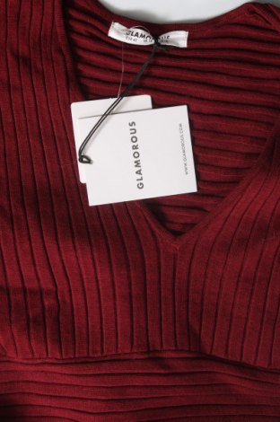 Дамски пуловер Glamorous, Размер L, Цвят Червен, Цена 20,01 лв.