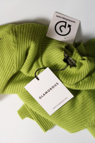 Дамски пуловер Glamorous, Размер L, Цвят Зелен, Цена 20,46 лв.