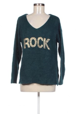 Дамски пуловер Grain De Malice, Размер M, Цвят Зелен, Цена 5,25 лв.