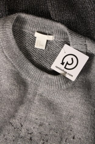 Дамски пуловер H&M, Размер M, Цвят Сив, Цена 13,54 лв.