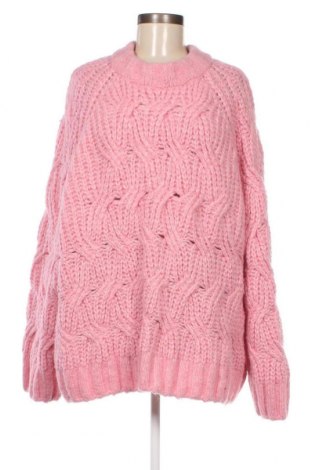 Dámský svetr H&M, Velikost XL, Barva Růžová, Cena  254,00 Kč