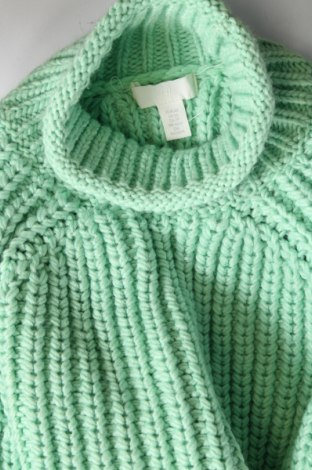 Дамски пуловер H&M, Размер XS, Цвят Зелен, Цена 13,05 лв.