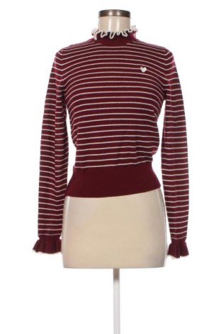 Дамски пуловер H&M Divided, Размер S, Цвят Червен, Цена 7,83 лв.