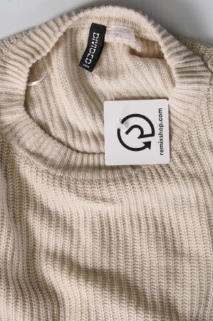Дамски пуловер H&M Divided, Размер L, Цвят Бежов, Цена 7,54 лв.