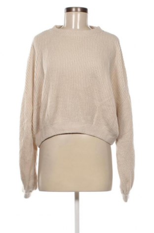 Дамски пуловер H&M Divided, Размер L, Цвят Бежов, Цена 6,09 лв.