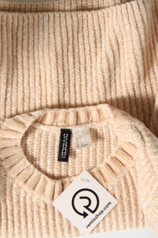 Дамски пуловер H&M Divided, Размер S, Цвят Бежов, Цена 15,66 лв.