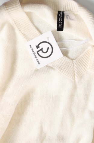 Дамски пуловер H&M Divided, Размер S, Цвят Бял, Цена 8,99 лв.