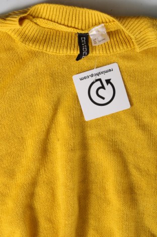 Дамски пуловер H&M Divided, Размер L, Цвят Жълт, Цена 9,28 лв.