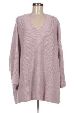 Γυναικείο πουλόβερ H&M Divided, Μέγεθος 4XL, Χρώμα Βιολετί, Τιμή 17,94 €