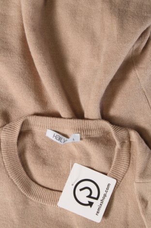 Дамски пуловер Haily`s, Размер L, Цвят Бежов, Цена 5,25 лв.