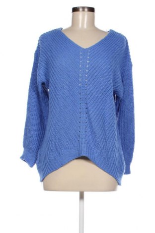Дамски пуловер Haily`s, Размер M, Цвят Син, Цена 11,48 лв.