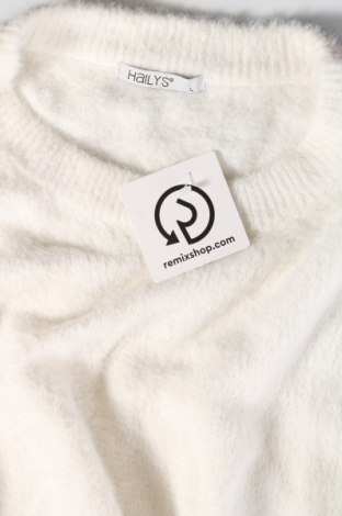 Дамски пуловер Haily`s, Размер L, Цвят Бял, Цена 10,66 лв.