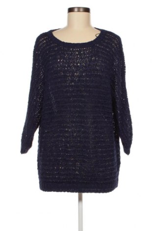 Дамски пуловер Hallhuber, Размер XL, Цвят Син, Цена 13,25 лв.