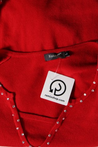 Γυναικείο πουλόβερ Hanna, Μέγεθος L, Χρώμα Κόκκινο, Τιμή 7,00 €