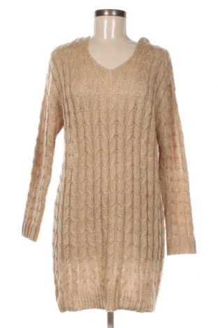 Γυναικείο πουλόβερ Hers & Mine, Μέγεθος M, Χρώμα  Μπέζ, Τιμή 16,39 €