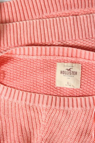 Damski sweter Hollister, Rozmiar L, Kolor Różowy, Cena 44,78 zł