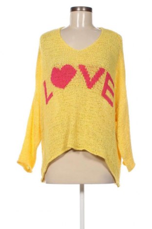 Дамски пуловер Impress, Размер L, Цвят Жълт, Цена 13,05 лв.