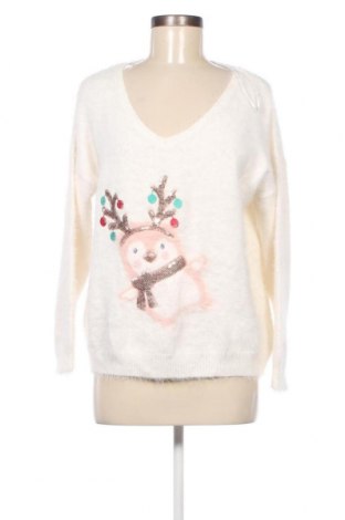 Γυναικείο πουλόβερ In Extenso, Μέγεθος L, Χρώμα Λευκό, Τιμή 8,07 €