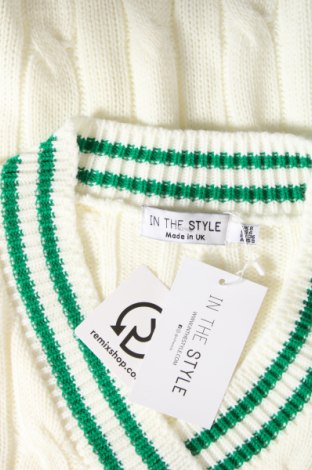 Дамски пуловер In the style, Размер S, Цвят Бял, Цена 19,78 лв.