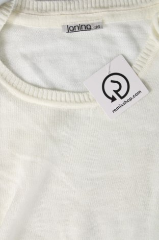 Дамски пуловер Janina, Размер S, Цвят Бял, Цена 4,35 лв.