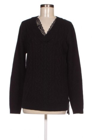 Дамски пуловер Janina, Размер M, Цвят Черен, Цена 11,31 лв.