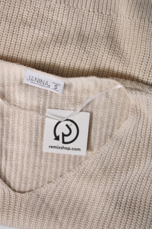 Γυναικείο πουλόβερ Janina, Μέγεθος S, Χρώμα  Μπέζ, Τιμή 8,07 €