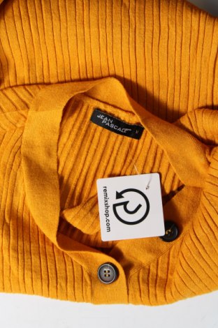 Дамски пуловер Jean Pascale, Размер M, Цвят Жълт, Цена 4,64 лв.