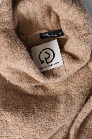 Дамски пуловер Jean Pascale, Размер S, Цвят Кафяв, Цена 4,93 лв.