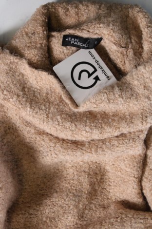 Γυναικείο πουλόβερ Jean Pascale, Μέγεθος S, Χρώμα  Μπέζ, Τιμή 3,77 €