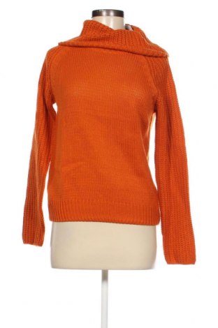 Дамски пуловер Jean Pascale, Размер M, Цвят Оранжев, Цена 13,05 лв.