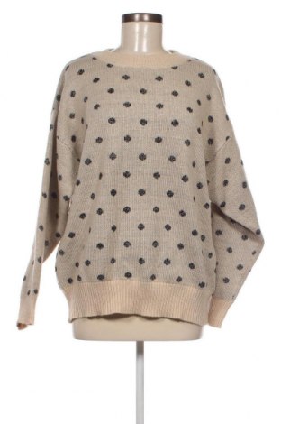 Дамски пуловер Jean Pascale, Размер L, Цвят Бежов, Цена 10,44 лв.