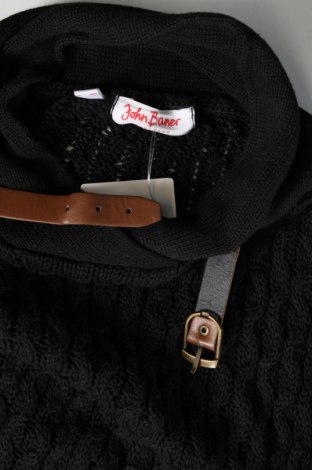 Γυναικείο πουλόβερ John Baner, Μέγεθος M, Χρώμα Μαύρο, Τιμή 6,46 €