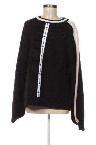 Γυναικείο πουλόβερ Kappa, Μέγεθος L, Χρώμα Μαύρο, Τιμή 19,18 €