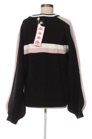 Дамски пуловер Kappa, Размер L, Цвят Черен, Цена 37,20 лв.
